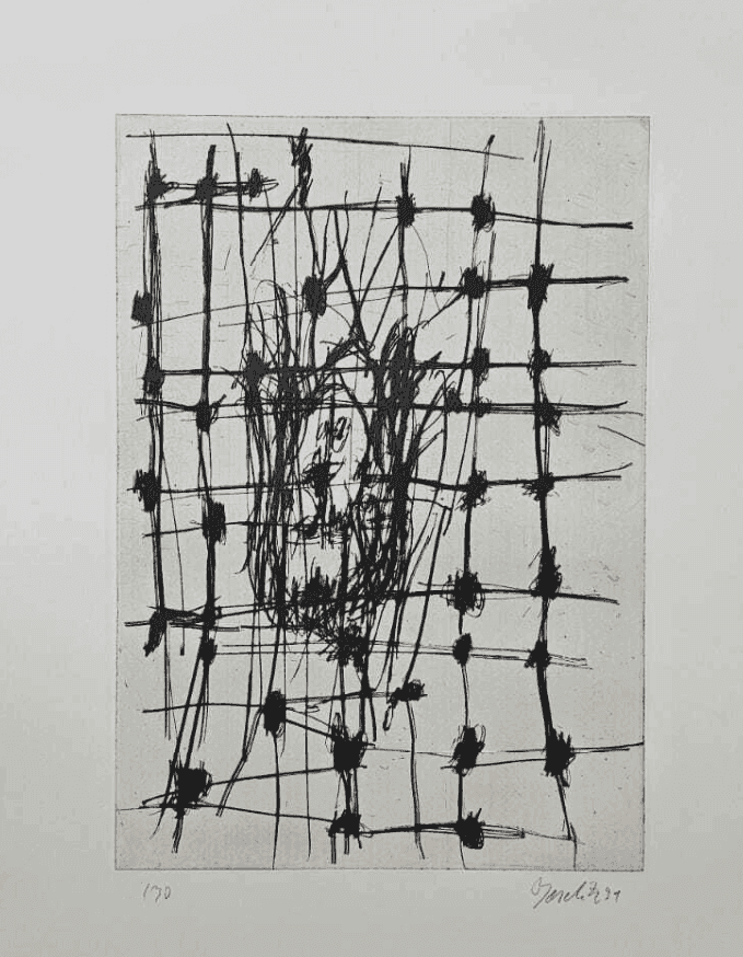 Georg Baselitz, ‘o. T. (´45 II #13)’, 1991, Print, Etching, null, Numbered, Dated