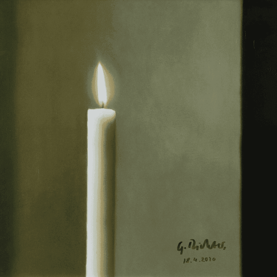 Gerhard Richter, ‘Kerze (Candle )’, 2020, Print, Colour offset lithograph on paper, null, Dated