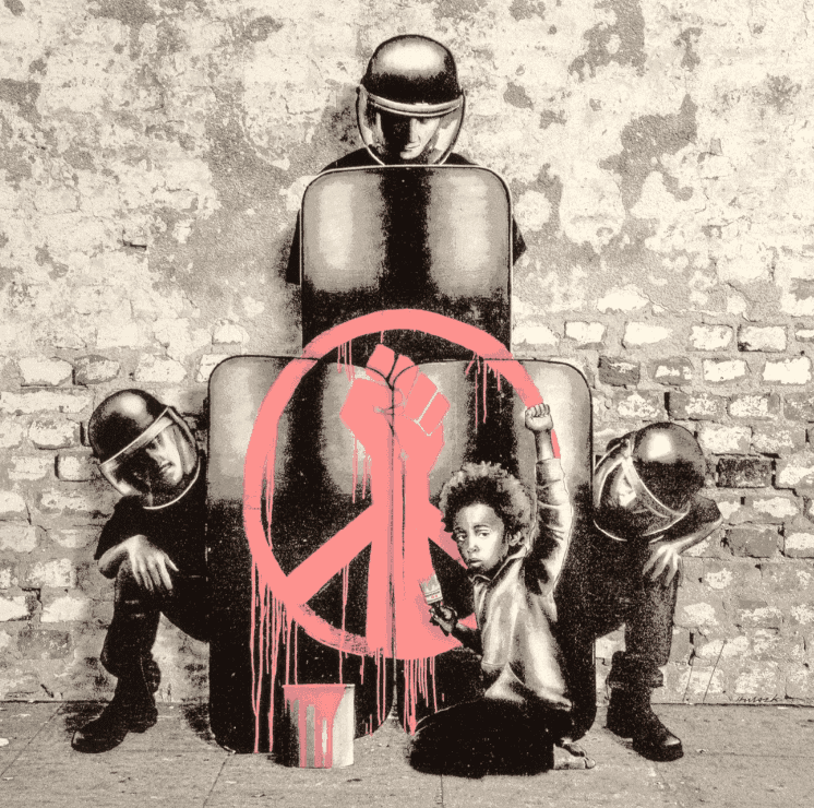 Hijack, ‘Canvas of Resistance’, 2020, Print, Hand pulled silkscreen print in colours on fine art paper with hand deckled edges, null, Numbered