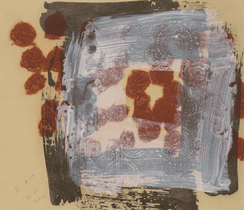 Howard Hodgkin, ‘Lace Curtain’, 2015, Print, Sugar-lift aquatint with carborundum relief and hand-colouring on Velin Cuve BFK Rives Tan 280gsm paper, null, Numbered, Dated