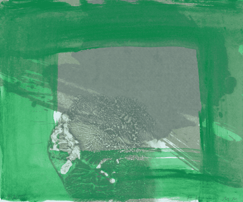 Howard Hodgkin, ‘Rain’, 2000, Print, Lift-ground etching and aquatint with carborundum and hand-colouring in acrylic on 100% cotton hand-made Somerset 280gsm paper, null, Numbered, Dated