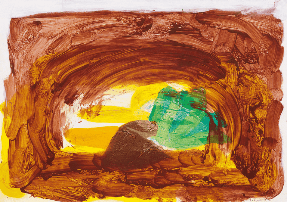 Howard Hodgkin, ‘Vegetable’, 2014, Print, Carborundum relief with hand-colouring on Moulin Du Gué 350gsm paper, null, Dated