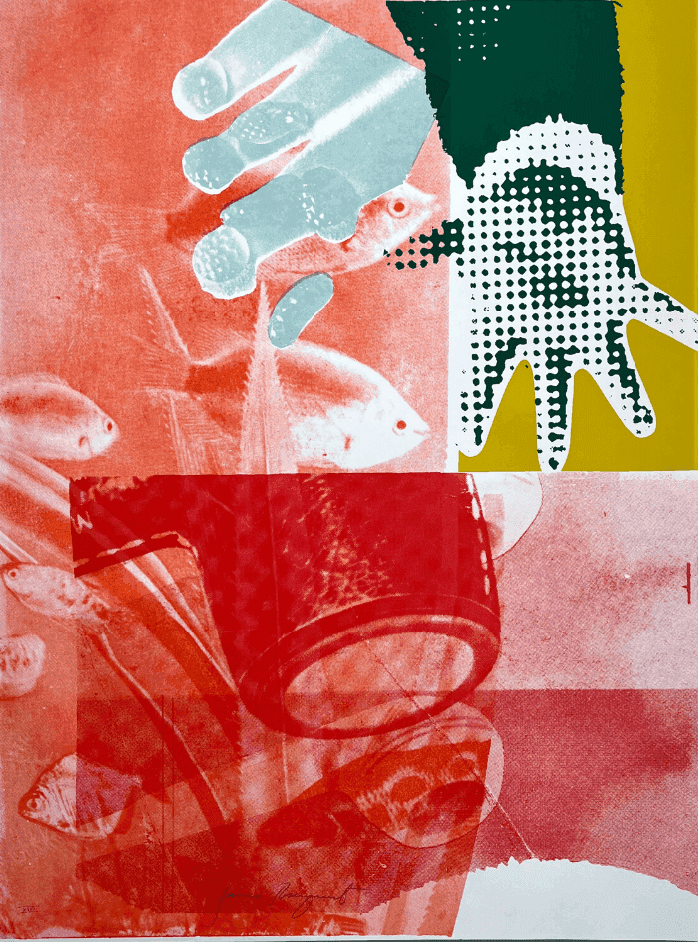 James Rosenquist, ‘For Love’, 1965, Print, Screenprint in colors, on wove paper,  Original Editions, 