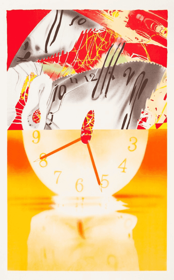 James Rosenquist, ‘Hole in the Center of the Clock’, 2007, Print, Lithograph on paper., null, 