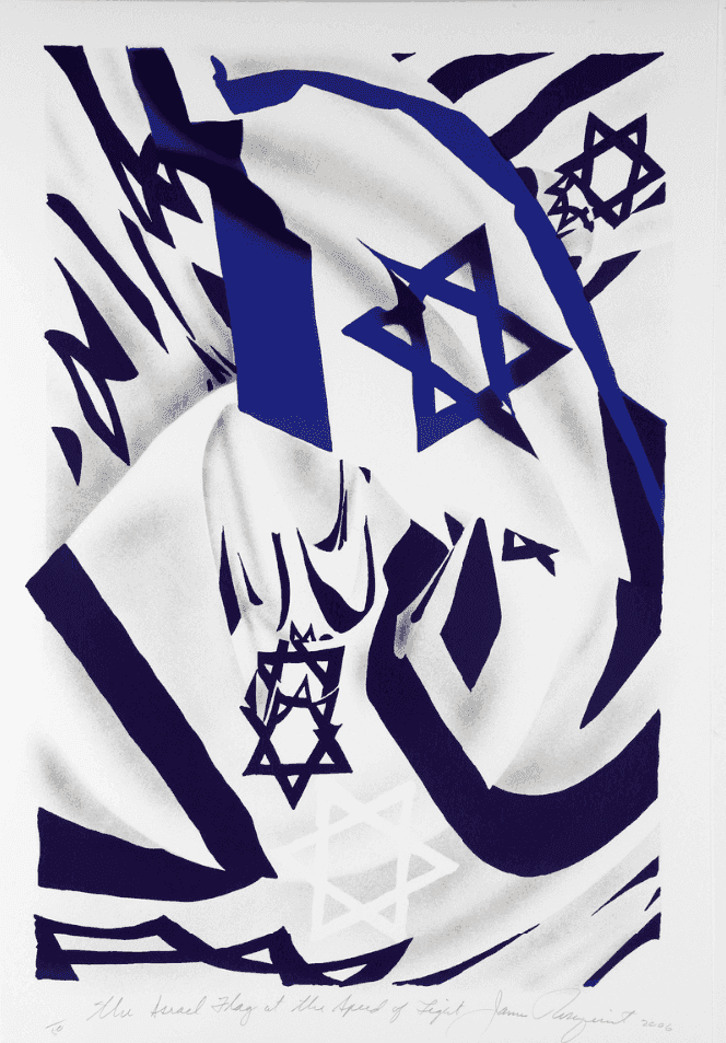 James Rosenquist, ‘Israel Flag at the Speed of Light’, 2006, Print, Lithograph, null, Numbered