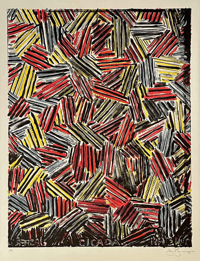 Jasper Johns, ‘Cicada’, 1981, Print, Lithograph, null,