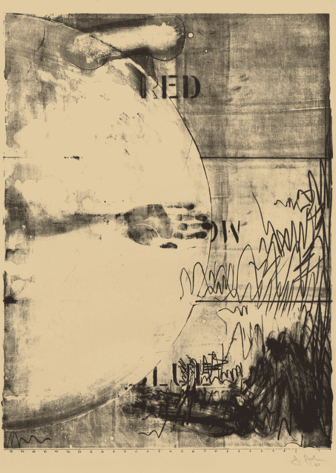 Jasper Johns, ‘Hatteras’, 1963, Print, Lithograph, Universal Limited Art Editions, Inc., Numbered, Dated