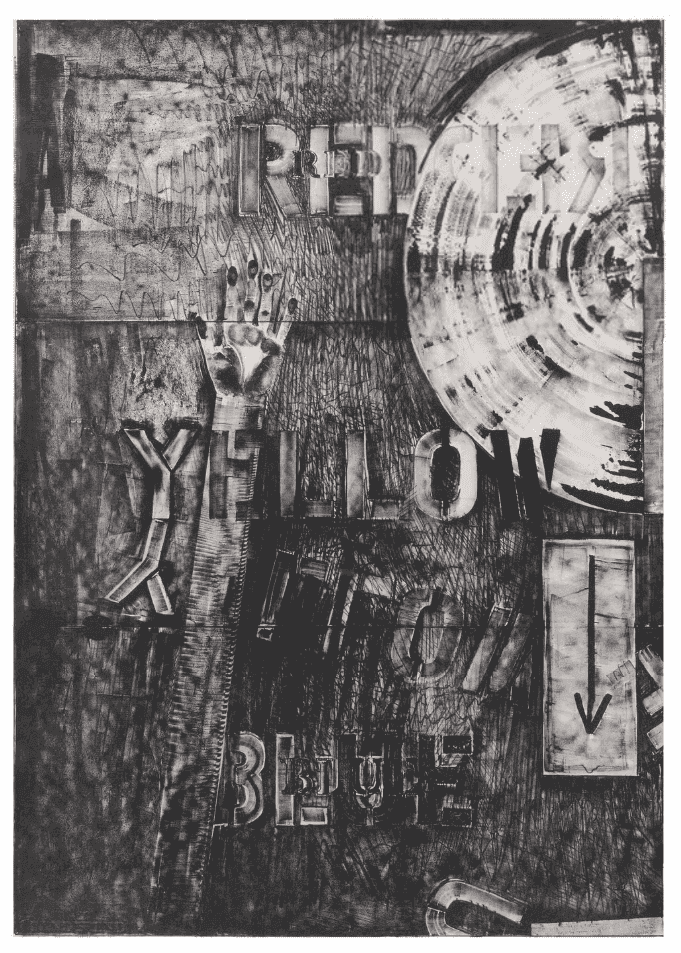 Jasper Johns, ‘Land’s End II’, 1979, Print, Lithograph on Kurotani paper, null, 