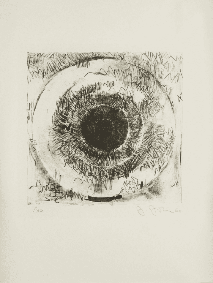 Jasper Johns, ‘Target’, 1960, Print, Lithograph on Japan, Universal Limited Art Editions, Inc., Numbered, Dated