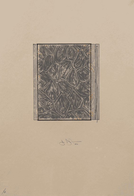 Jasper Johns, ‘Within’, 2006, Print, Lithograph and intaglio (five litho plates with one intaglio plate) on Kurotani Mitsumatapaper, Low Road Studio, Numbered, Dated