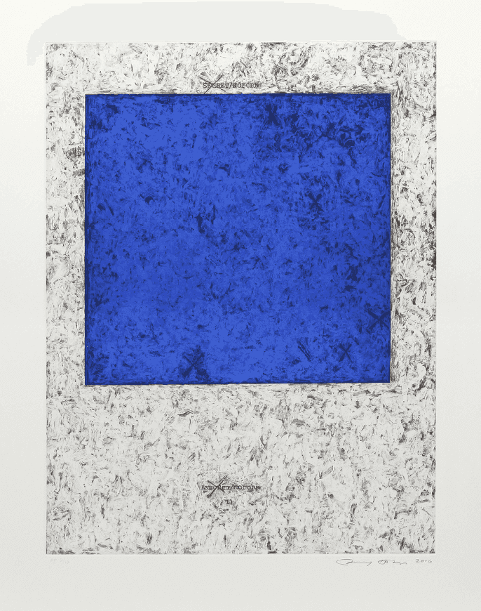 Jenny Holzer, ‘Conclusion Blue’, 2016, Print, Aquatint and white ground etching, null, Numbered, Dated