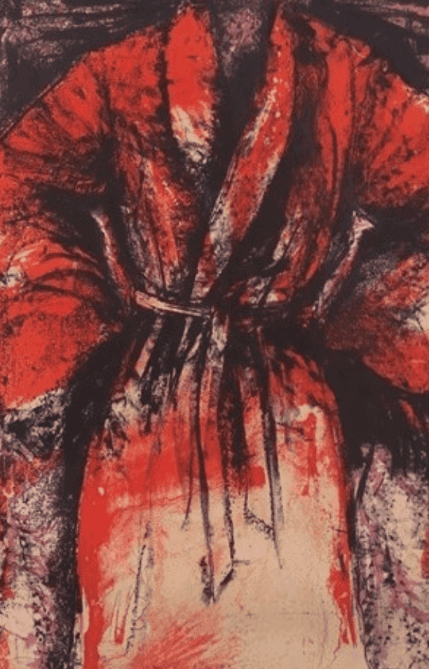 Jim Dine, ‘A Robe In Los Angeles’, 1984, Print, Lithograph Printed in Colors, null, Numbered