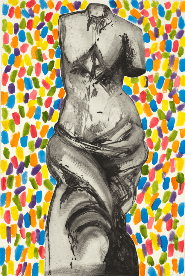Jim Dine, ‘Color on Her’, 2009, Print, Etching with hand colouring, null, Numbered