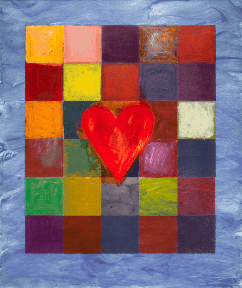 Jim Dine, ‘The Sea Behind’, 1999, Print, Aquatint and woodcut with hand coloring, null, Numbered