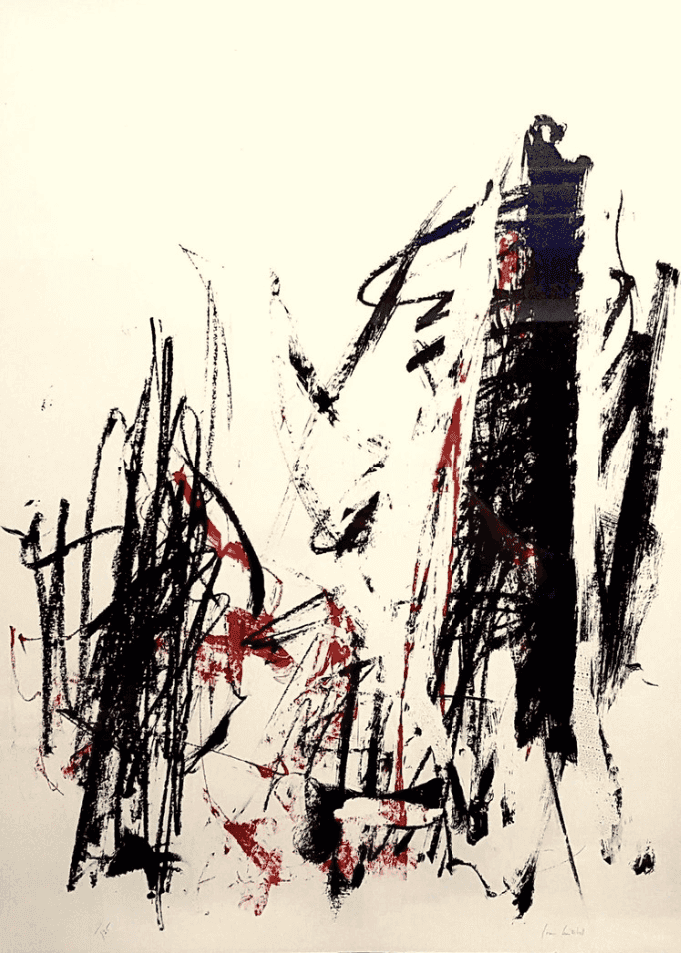 Joan Mitchell, ‘Arbres (Rouge)’, 1992, Print, Lithograph, Atelier Bordas, 