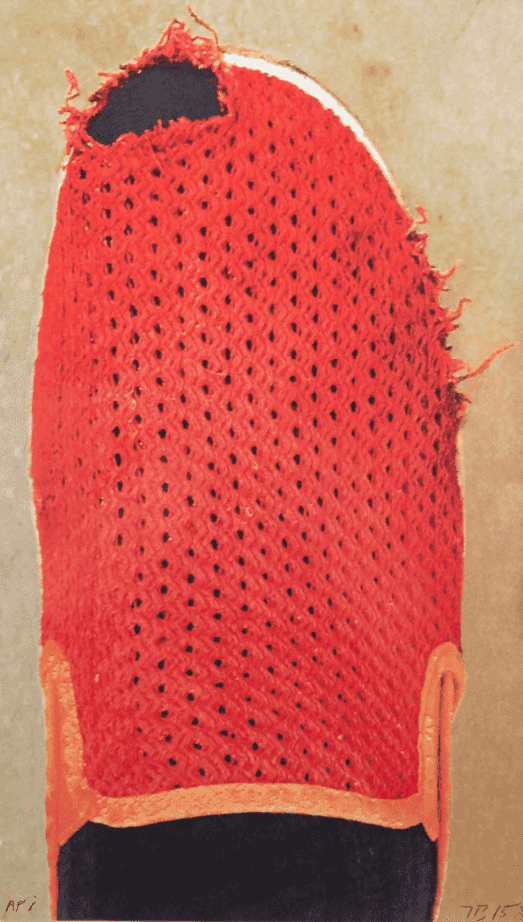 John Baldessari, ‘Red Slipper’, 2015, Print, Lithograph with Embossing, El Nopal Press, Numbered, Dated