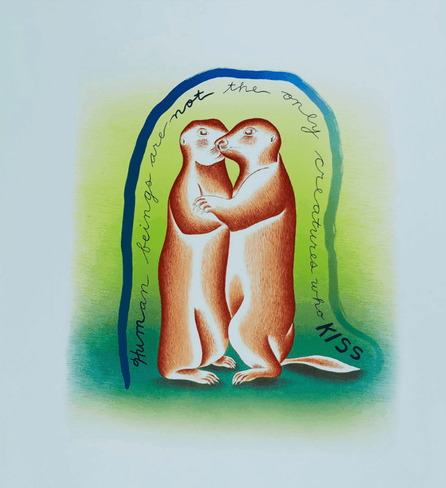 Judy Chicago, ‘In Praise of Prairie Dogs’, 2019, Print, Lithograph on paper, null, Numbered, Dated
