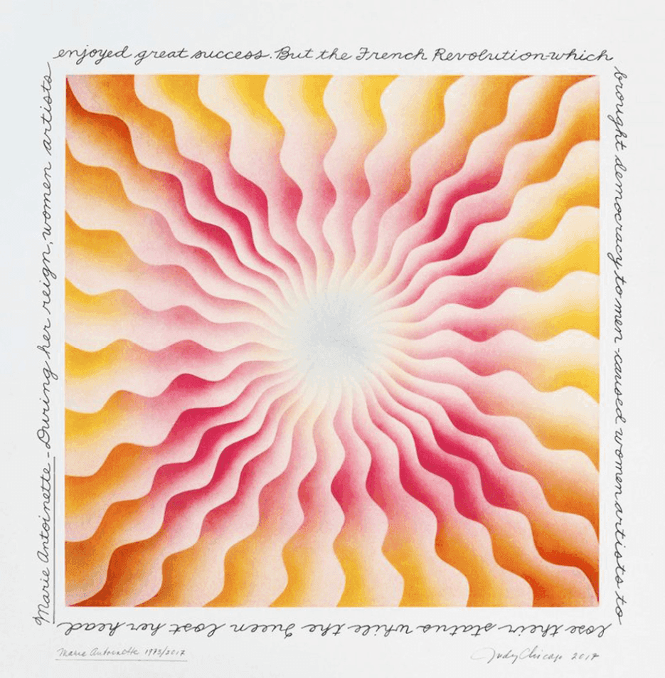 Judy Chicago, ‘Marie Antoinette’, 2017, Print, Full color lithograph on cotton paper, null, Dated