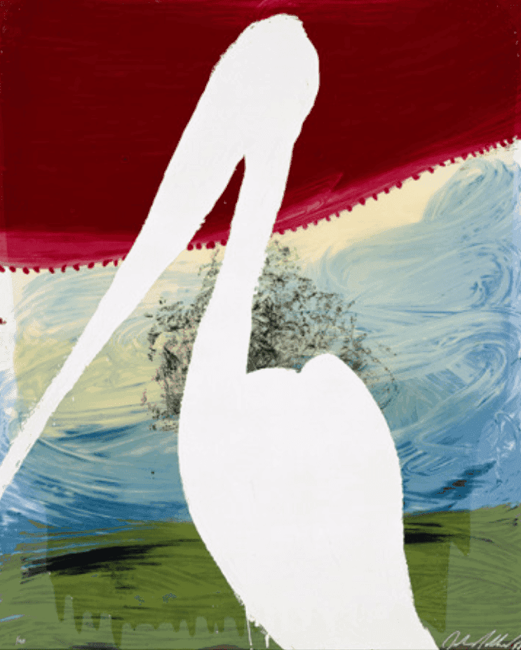 Julian Schnabel, ‘Giuseppe’, 1998, Print, Hand-painted silkscreen with poured resin, null, Numbered, Dated