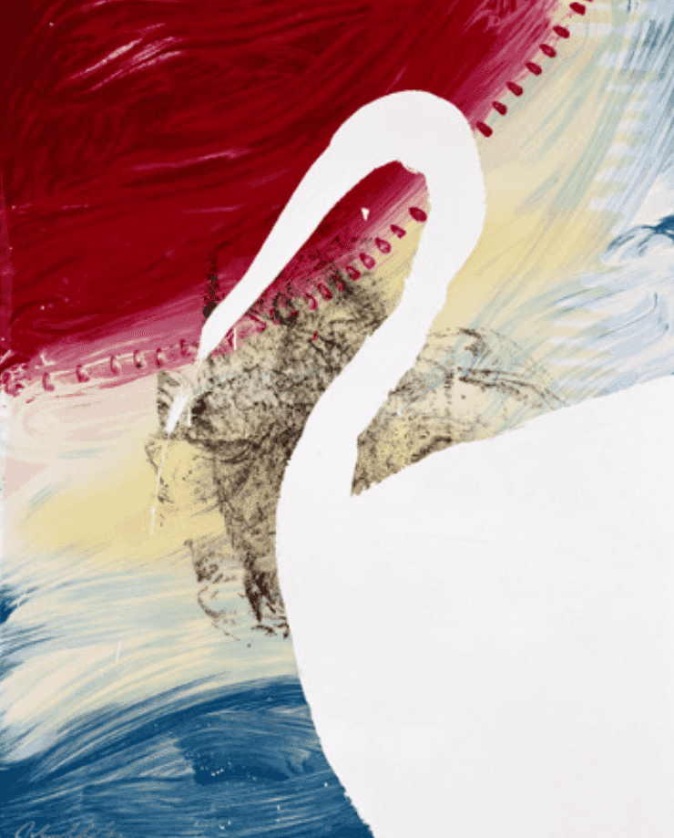 Julian Schnabel, ‘Roy’, 1998, Print, Hand-painted silkscreen with poured resin, null, Numbered