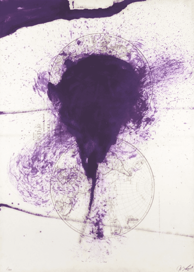 Julian Schnabel, ‘The Fall Of Tyll’, 2020, Print, Archival pigment print on 310gsm Fabriano Artistico cotton rag paper, published by Taschen, Numbered