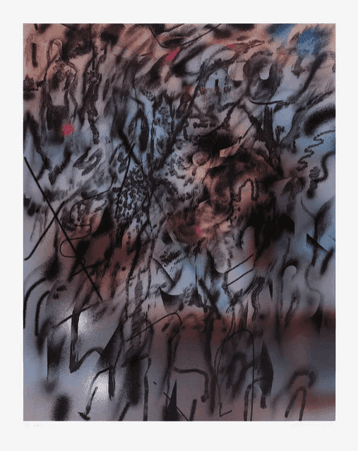 Julie Mehretu, ‘Corner of Lake and Minnehaha (Blue)’, 2022, Print, Screenprint, null, 