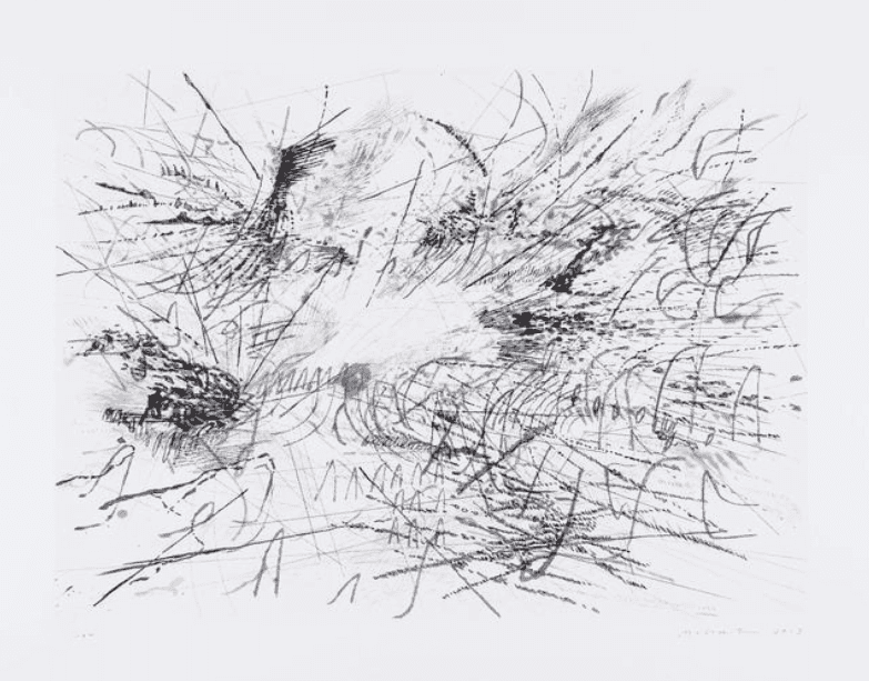 Julie Mehretu, ‘Untitled (Pulse)’, 2013, Print, Lithograph in colours on wove paper, null, Numbered