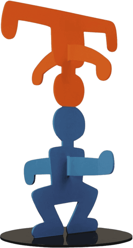 Keith Haring, ‘Acrobats’, 1986, Sculpture, Polyurethane enamel on aluminum, null, Dated