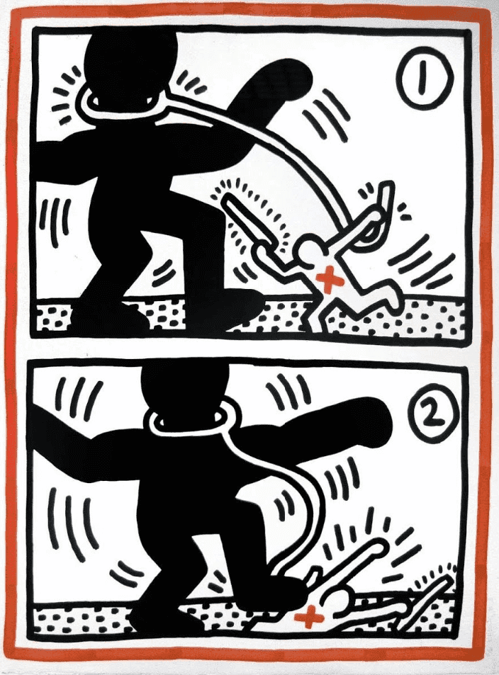 Keith Haring, ‘Free South Africa’, 1985, Print, Lithograph, null, 