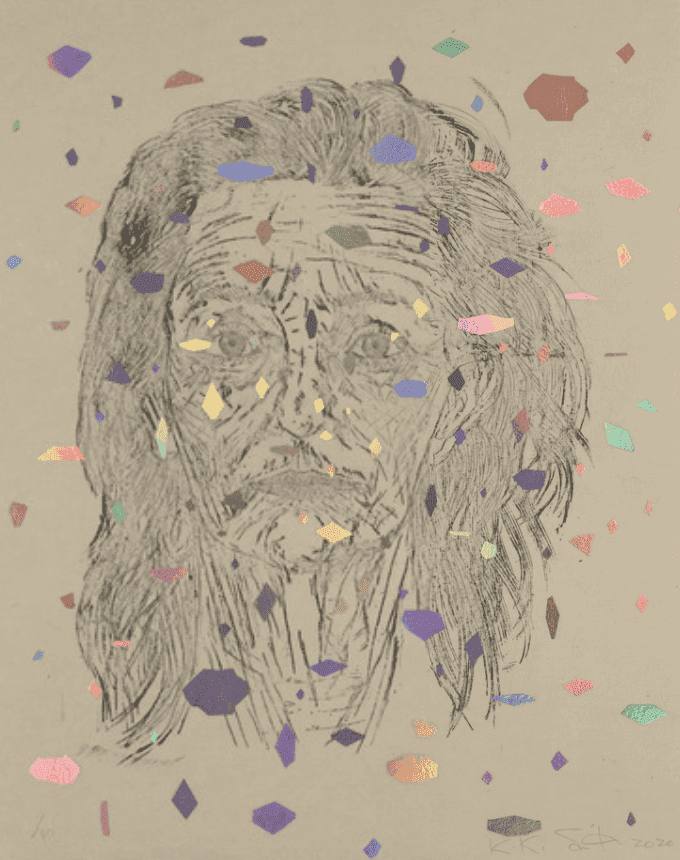 Kiki Smith, ‘Pulse’, 2020, Print, Frottage with hand additions, silk screen and foil, Universal Limited Art Editions, Numbered, Dated