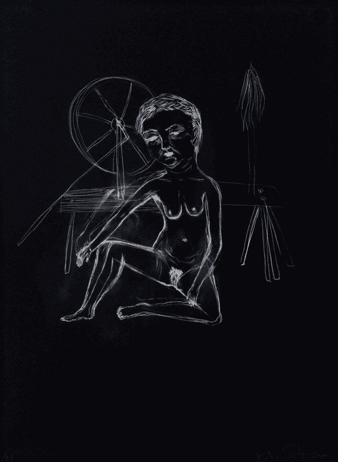 Kiki Smith, ‘Spinster Series III’, 2002, Print, Double plate, double printed Iris print, Pace Editions, Inc., Numbered, Dated