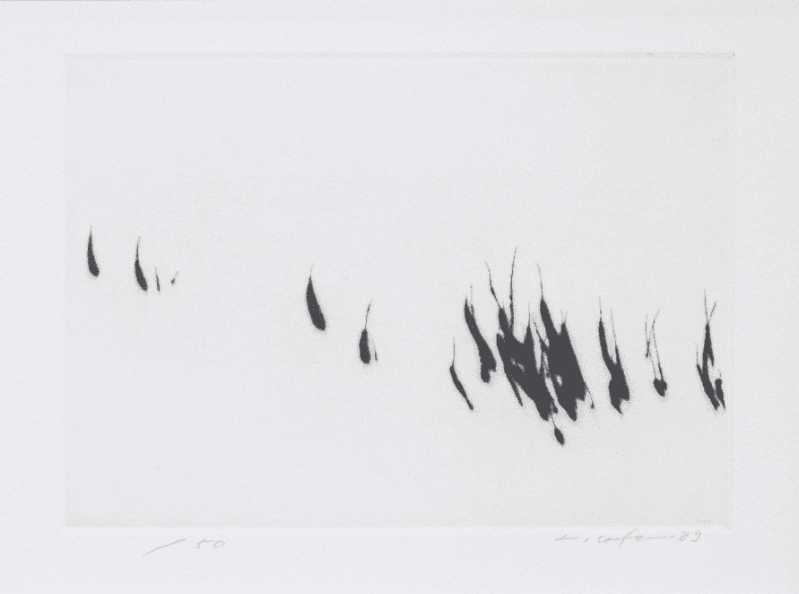 Lee Ufan, ‘FROM PORT XII’, 1989, Print, Drypoint, Arches , Numbered, Dated