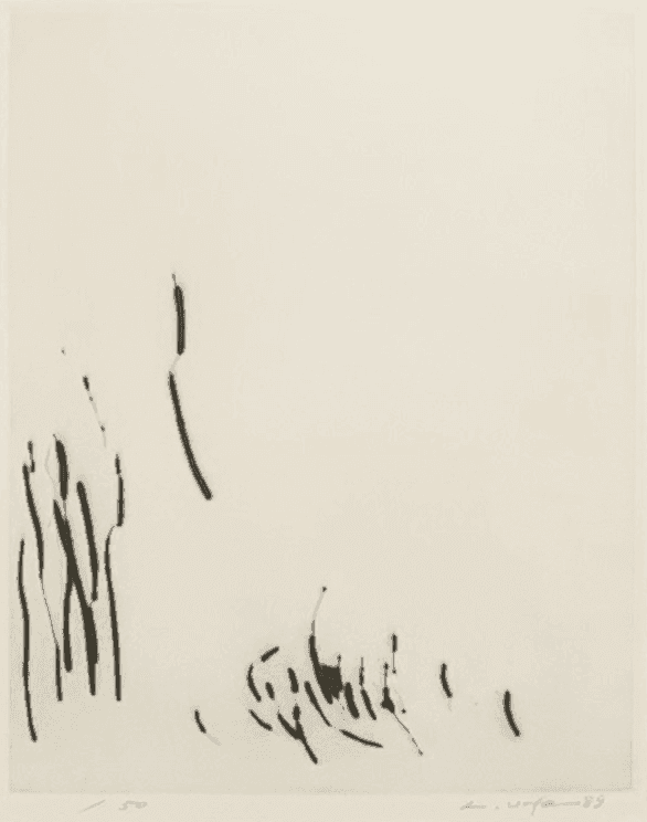 Lee Ufan, ‘From Port VIII’, 1989, Print, Drypoint on paper, null, Numbered
