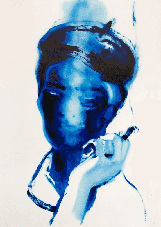 Lisa Brice, ‘Untitled’, 2025, Print, 15 colour silkscreen plus glaze on Somerset Velvet Warm White 400gsm, hot pressed paper, null, Numbered