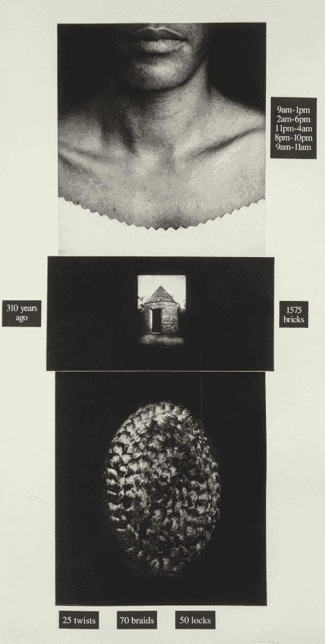Lorna Simpson, ‘Counting’, 1991, Print, Photgravure and screenprint on paper, Brooke Alexander Editions, Numbered, Dated