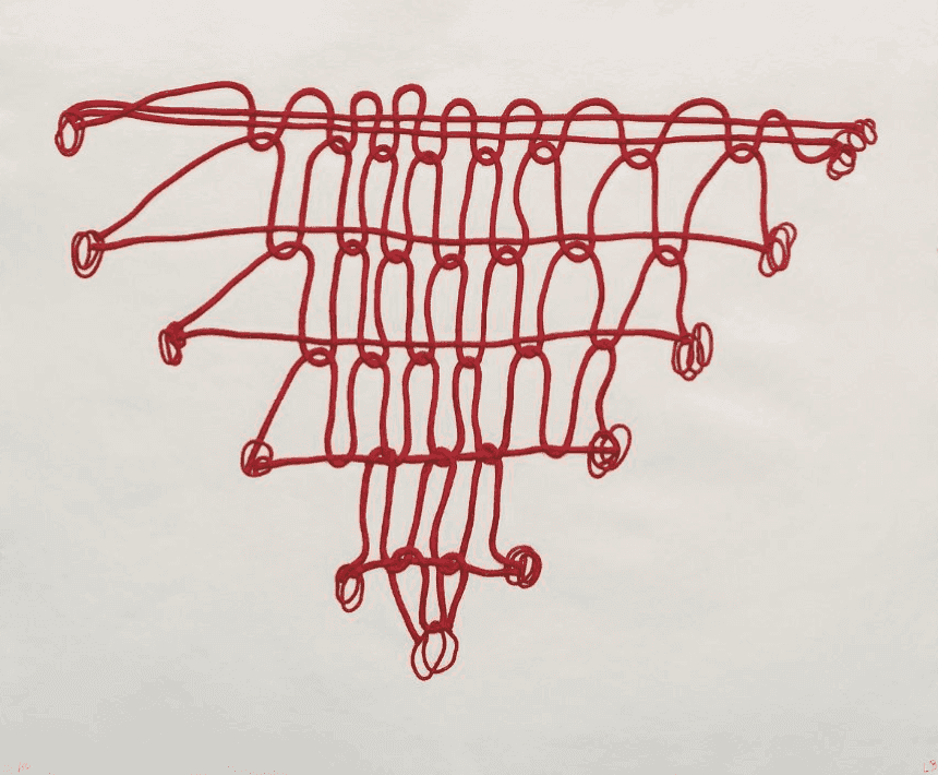 Louise Bourgeois, ‘Crochet III’, 1998, Print, Mixografía® print on handmade paper, Mixografia, Numbered