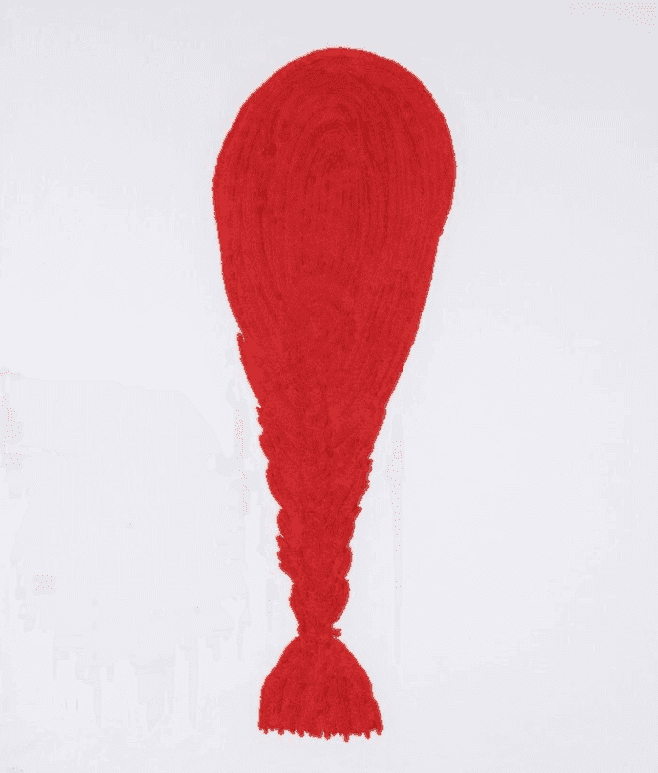 Louise Bourgeois, ‘Crochet V’, 1988, Print, Mixografia printed in red on handmade paper, null, Numbered