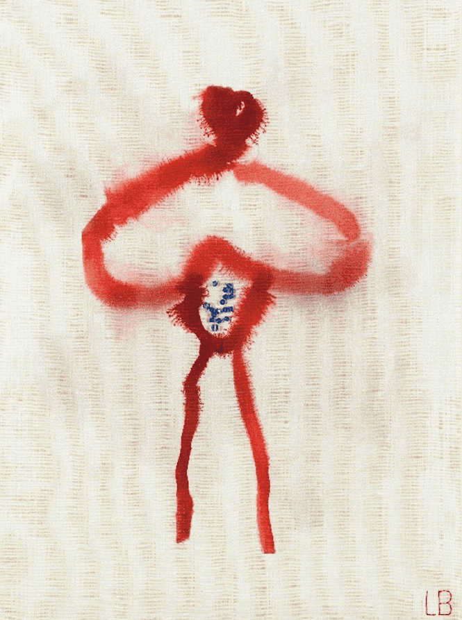 Louise Bourgeois, ‘Femme’, 2008, Print, Archival dye on fabric with glass beads, Carolina Nitsch, 