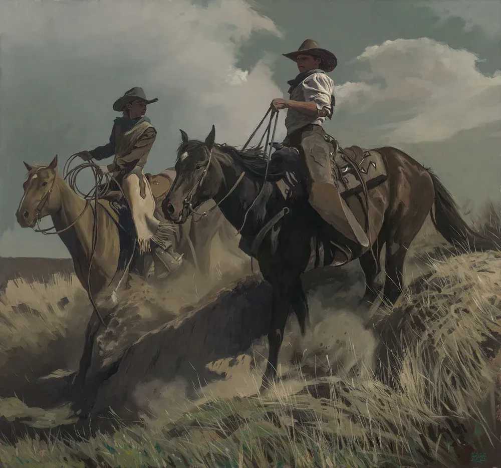 Mark Maggiori, ‘Hell Bent’, 2024, Print, Oil on linen, null, 