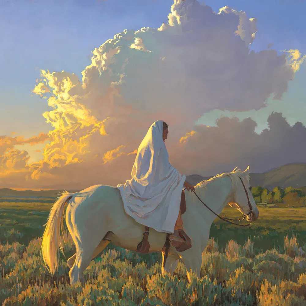 Mark Maggiori, ‘Sacred Sunset’, 2022, Print, Oil on linen, null, 
