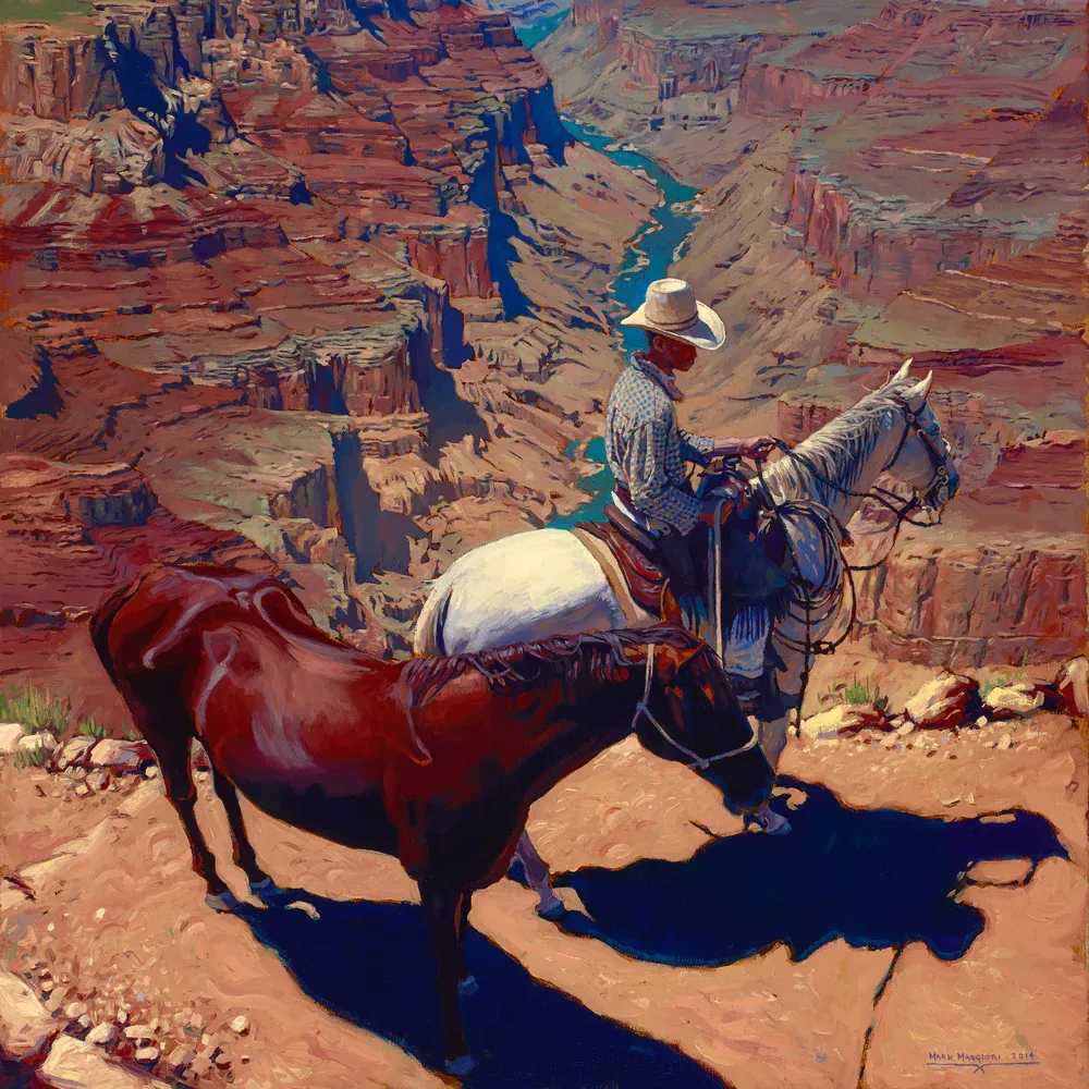 Mark Maggiori, ‘Skeleton Trail’, 2022, Print, Oil on linen, null, 