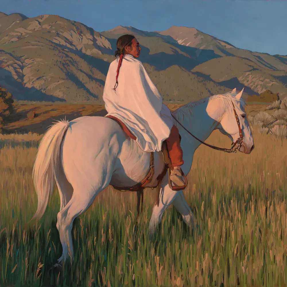 Mark Maggiori, ‘Sunset Roaming’, 2024, Print, Oil on linen, null, 