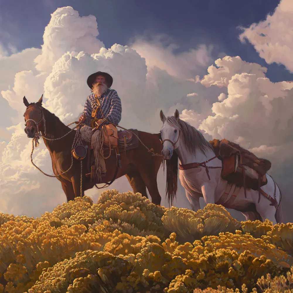 Mark Maggiori, ‘The Seeker’, 2023, Print, Oil on linen, null, 