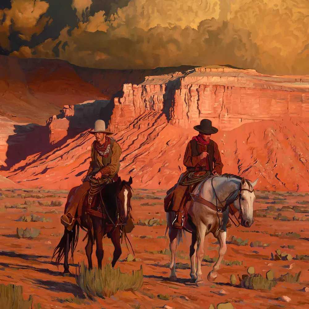 Mark Maggiori, ‘The Vermillion Trail’, 2023, Print, Oil on linen, null, 