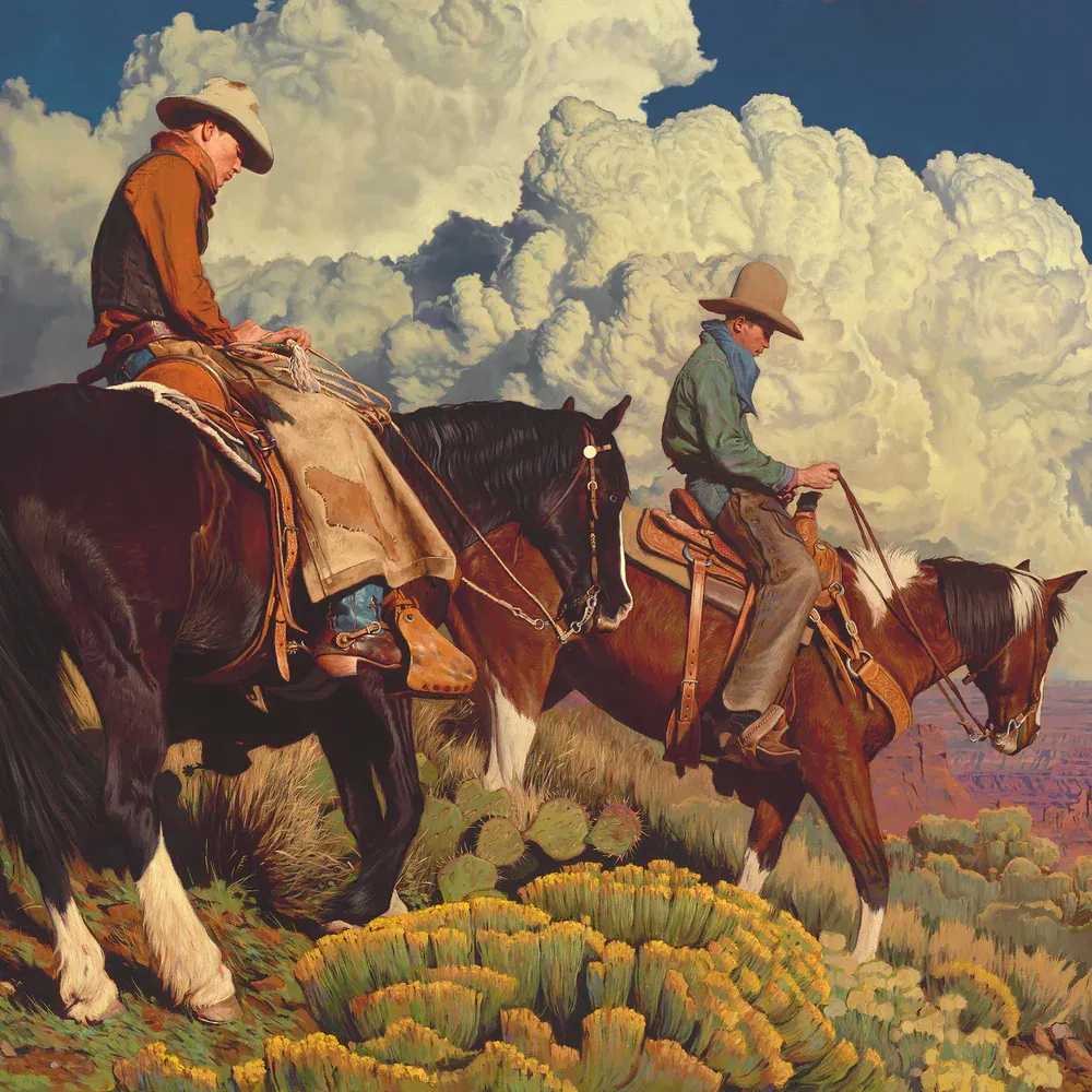 Mark Maggiori, ‘West of the Rio Grande’, 2023, Print, Oil on linen, null, 