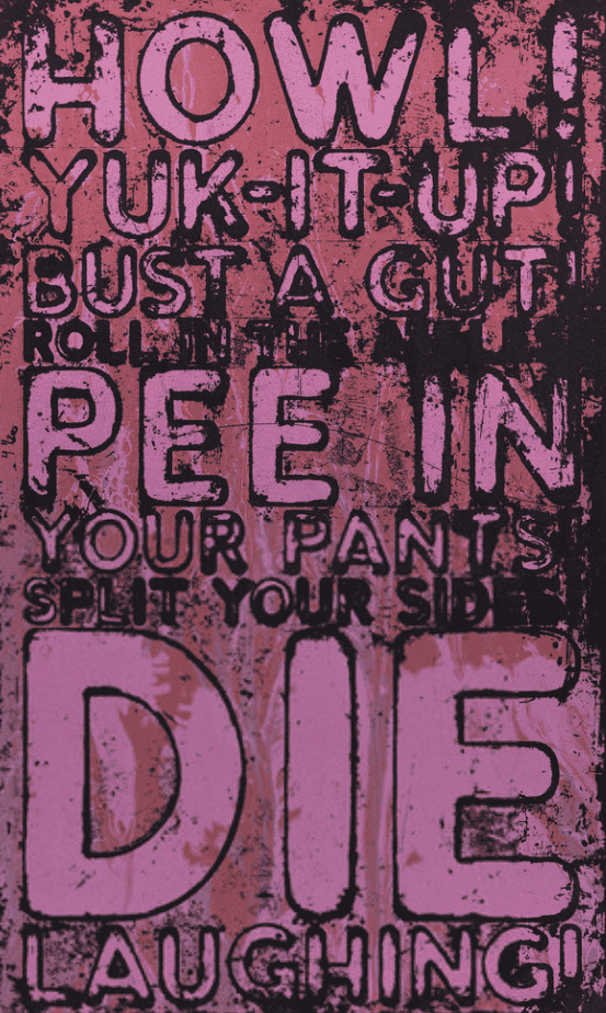Mel Bochner, ‘Howl’, 2022, Print, SIlkscreen and glitter on lanaquarelle, null, 