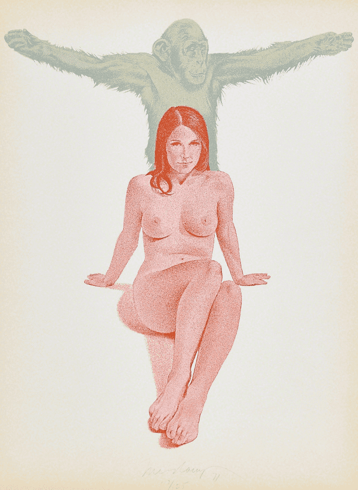 Mel Ramos, ‘Chimpanzee’, 1971, Print, Screenprint in colors, null, Numbered, Dated