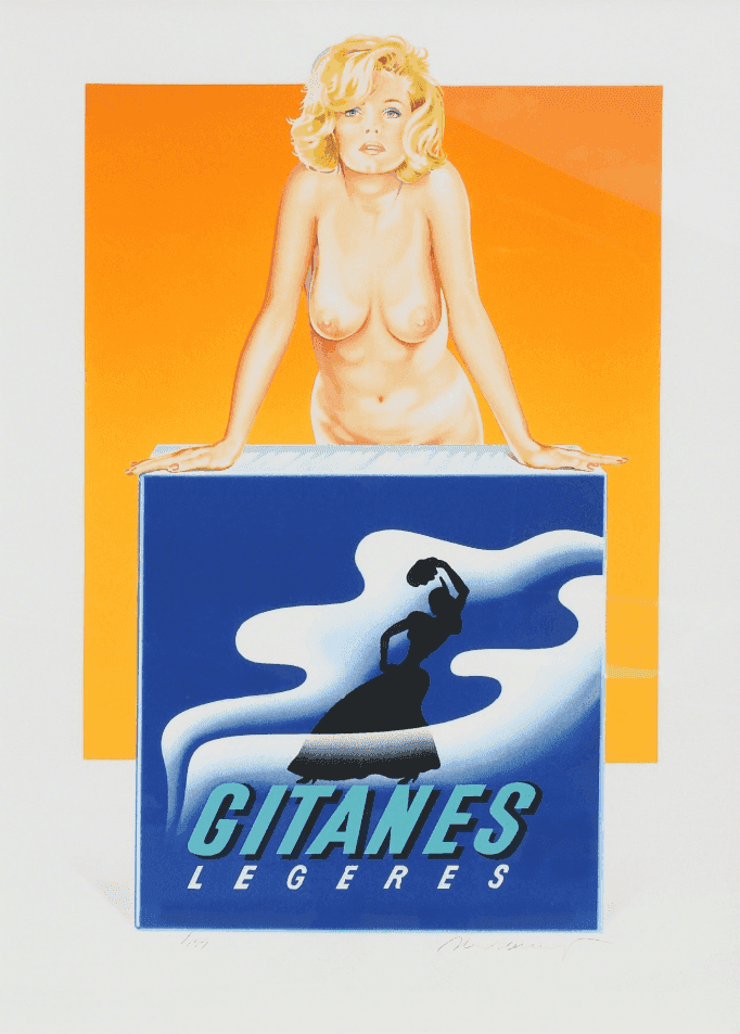 Mel Ramos, ‘Gitanes’, 1999, Print, Lithograph, null, Numbered