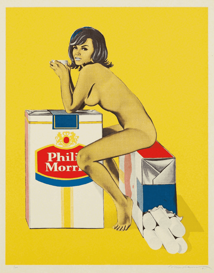 Mel Ramos, ‘Tabacco Rhoda’, 1965, Print, Screenprint in colors, on wove paper, with full margins, null, 