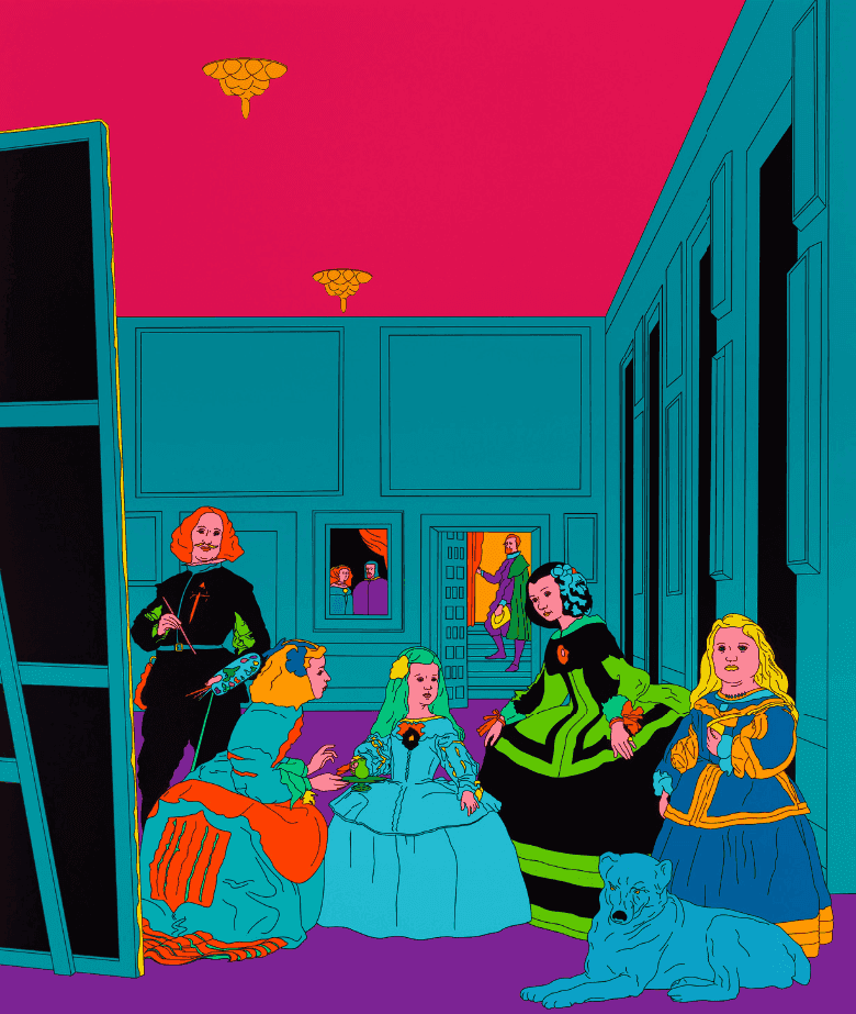 Michael Craig-Martin, ‘Velazquez ’, 2022, Print, Pigment print on Somerset Satin Photo Paper 300gsm, Cristea Roberts Gallery, Numbered, Dated